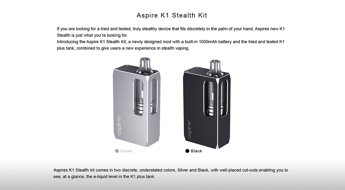 Aspire K1 Stealth Kit