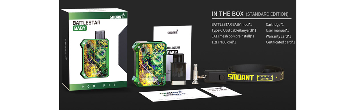 Smoant Battlestar Baby Pod Kit