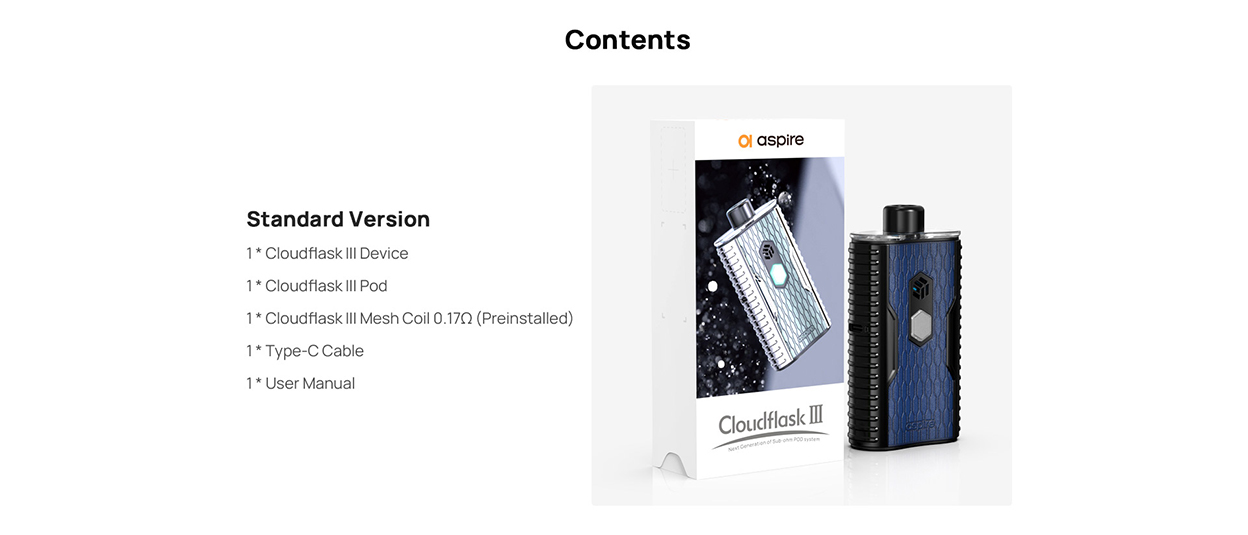 Aspire Cloudflask 3 Kit
