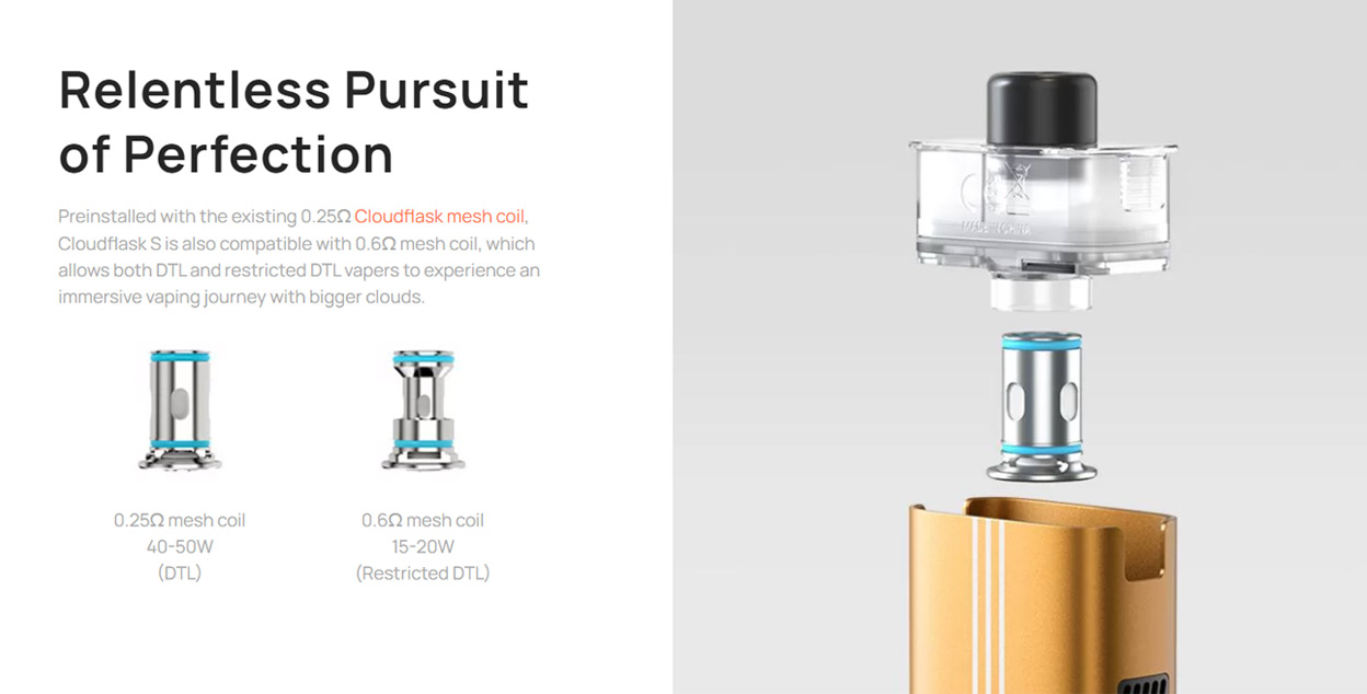 Aspire Cloudflask S Kit Kit