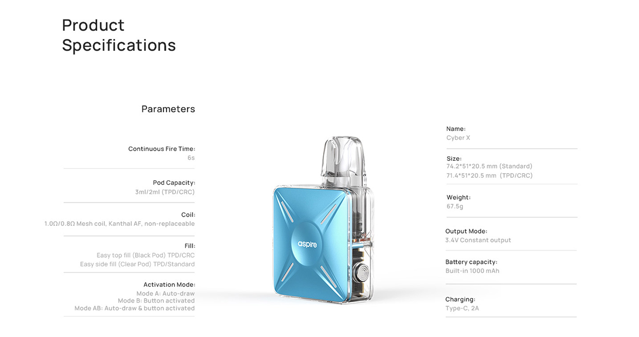 Aspire Cyber X Kit