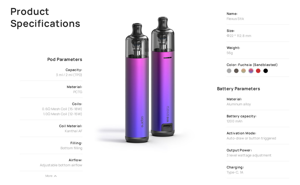 Aspire Flexus Stik Kit