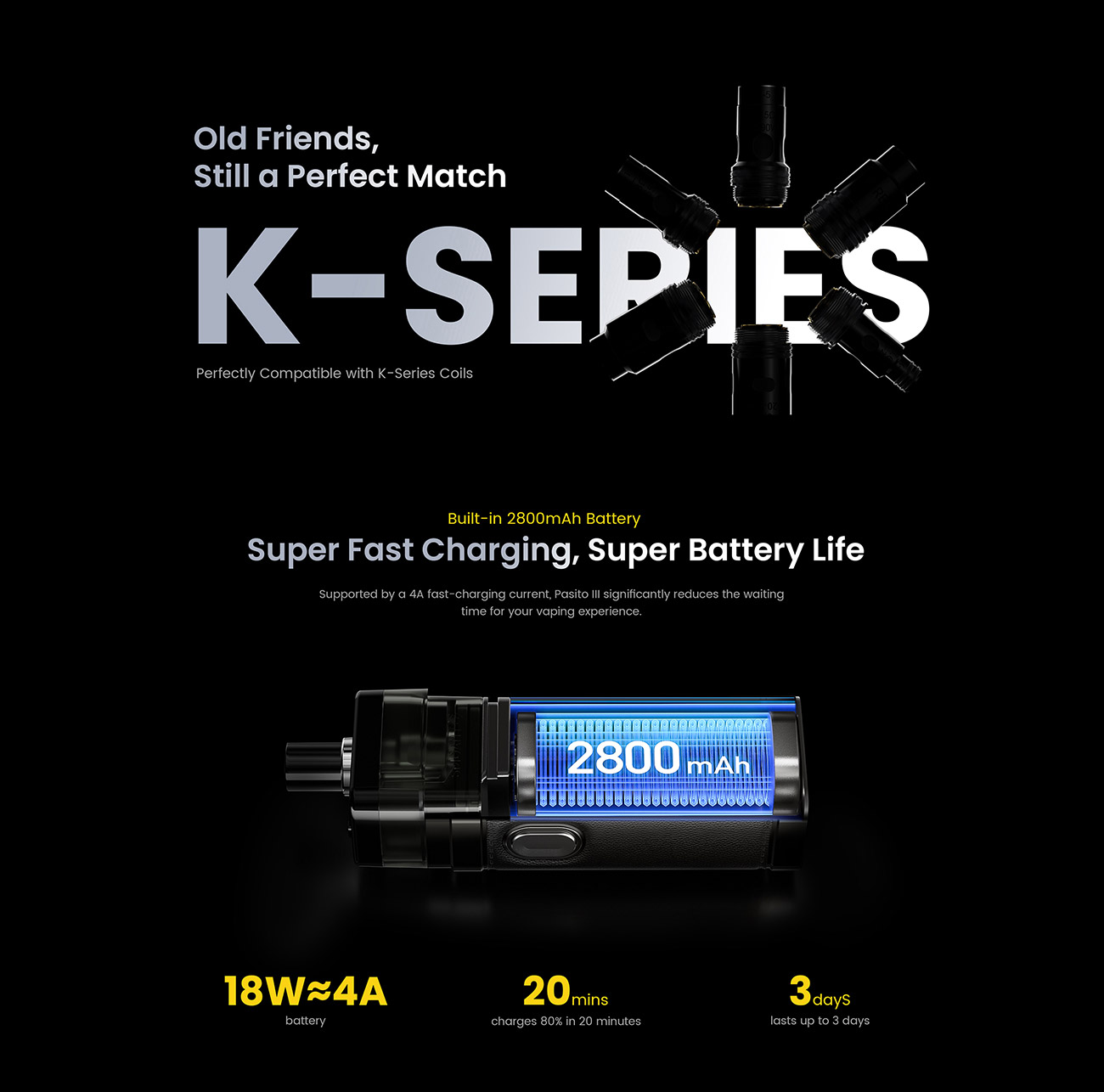 Smoant Pasito III Pod Mod Kit