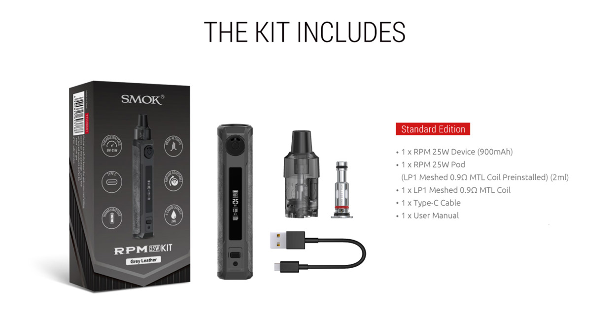 Smok RPM 25W Kit