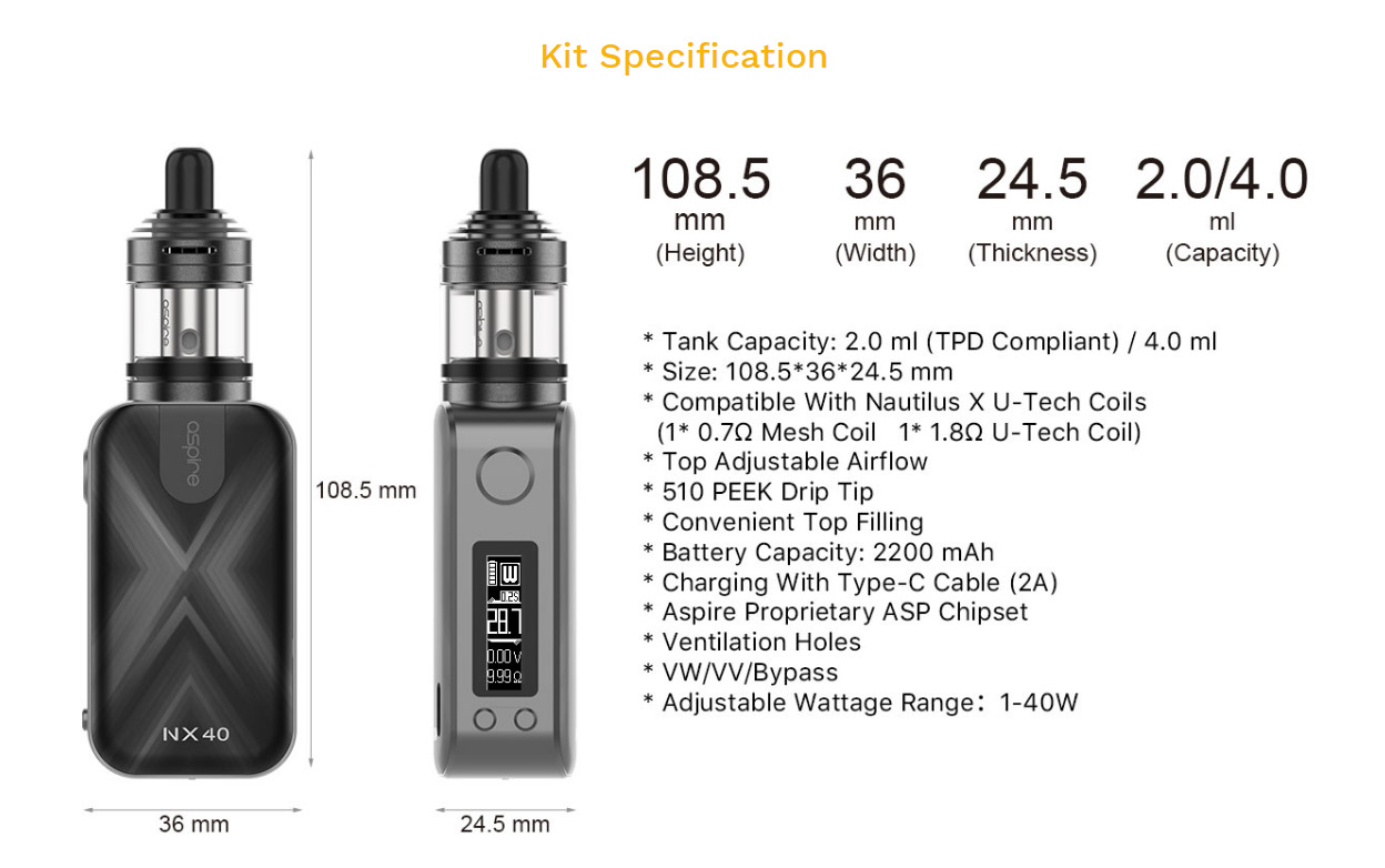 Aspire Rover 2 NX40 Kit
