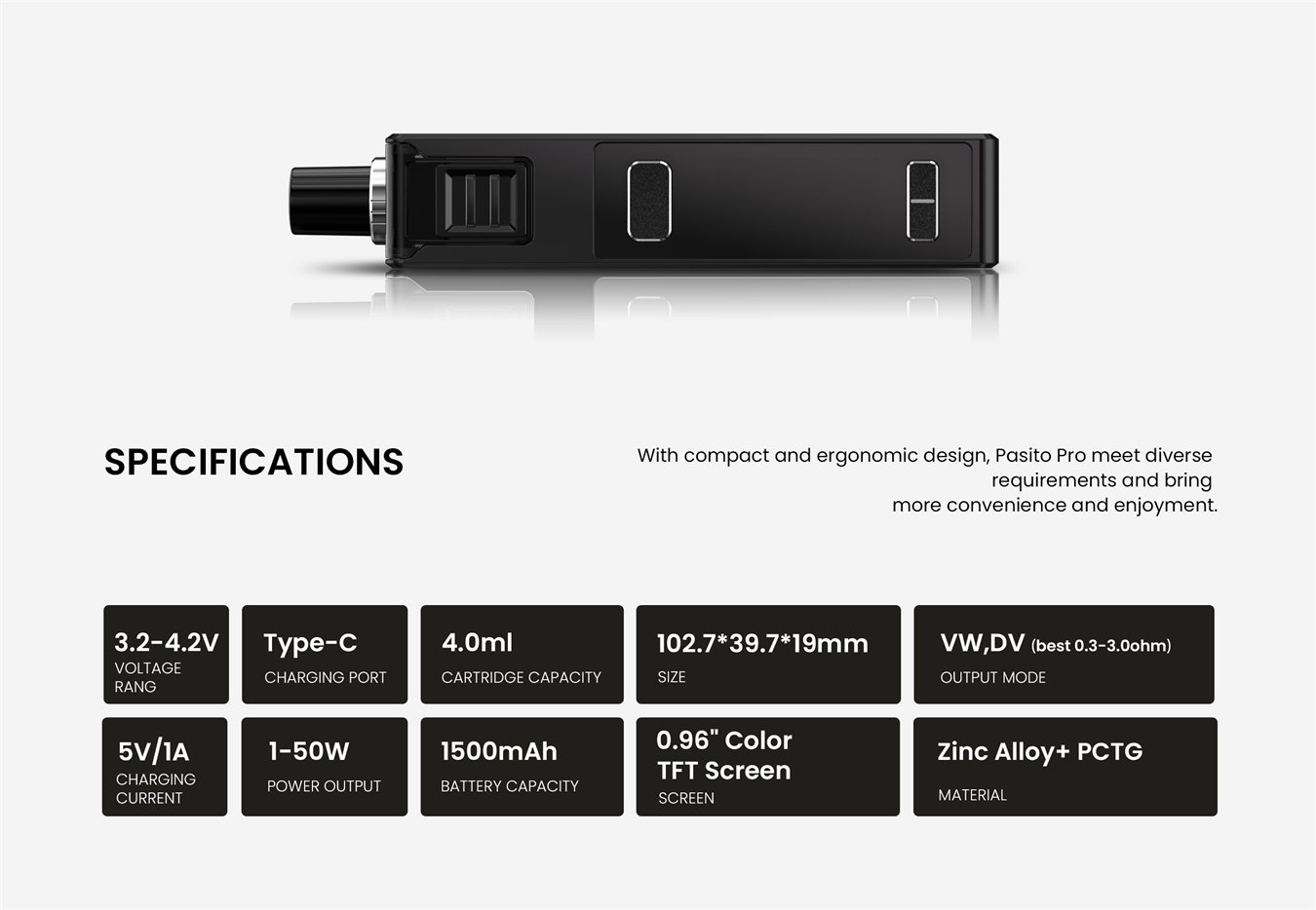 Smoant Pasito Pro Kit 