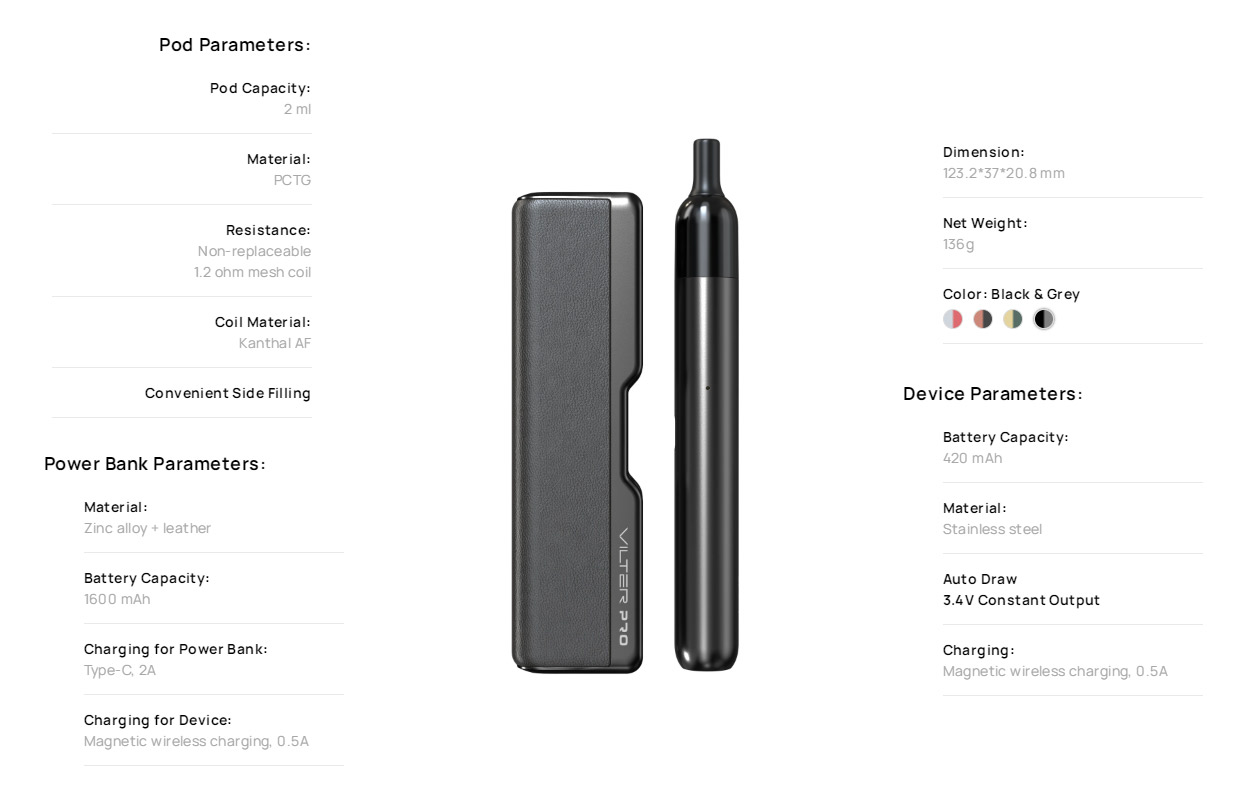 Aspire Vilter Pro Pen Kit