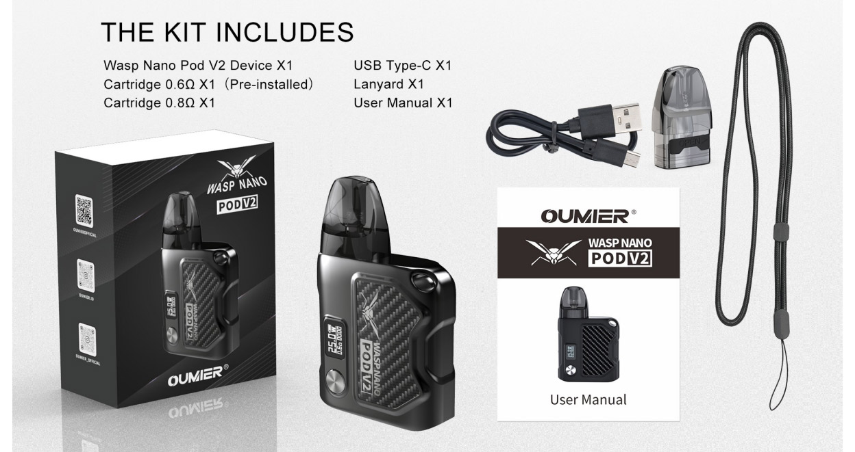 Oumier Wasp Nano Pod V2 Kit