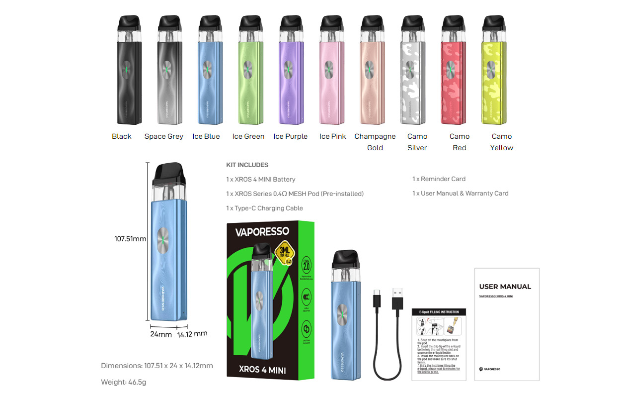 Vaporesso XROS 4 Mini Kit