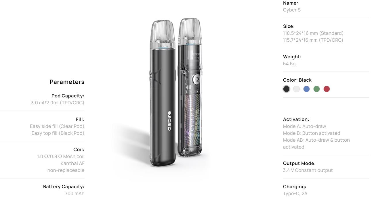 Aspire Cyber S Kit