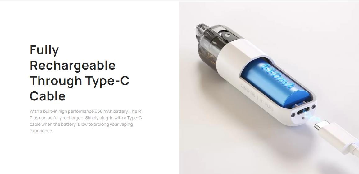 Aspire R1 Plus Pod Kit