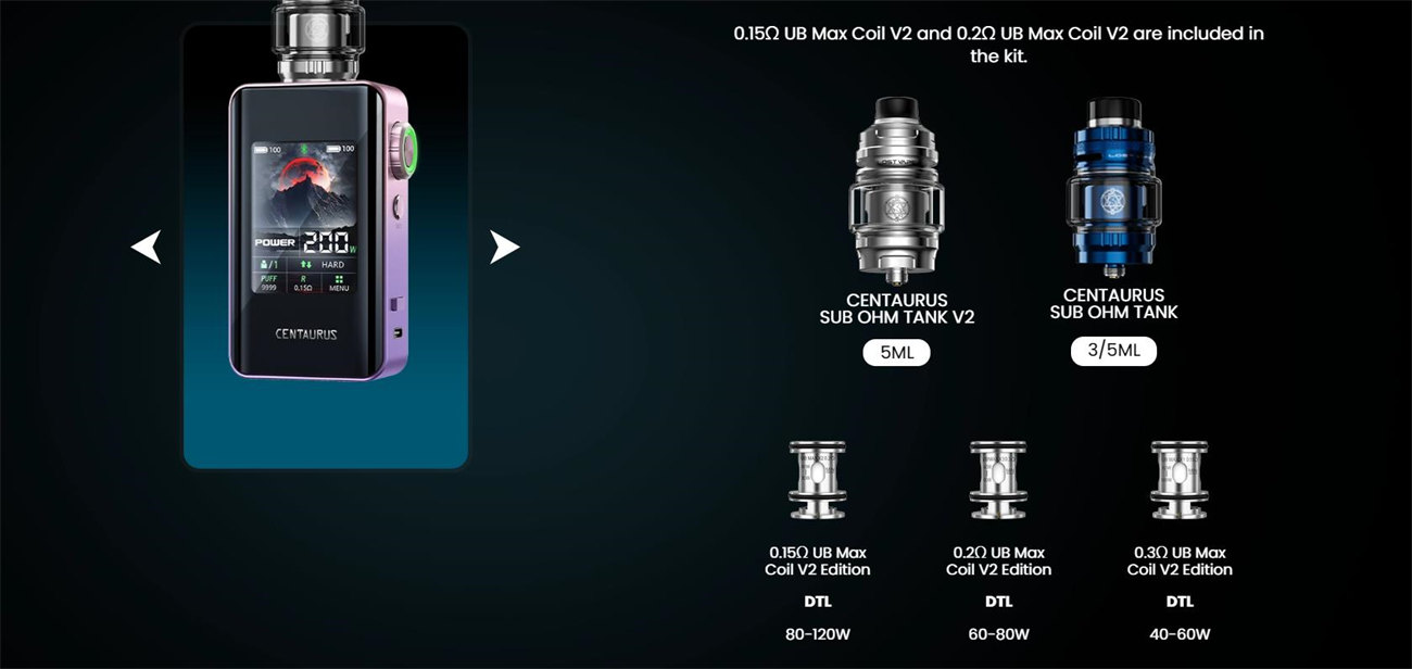 Lost Vape Centaurus BT200