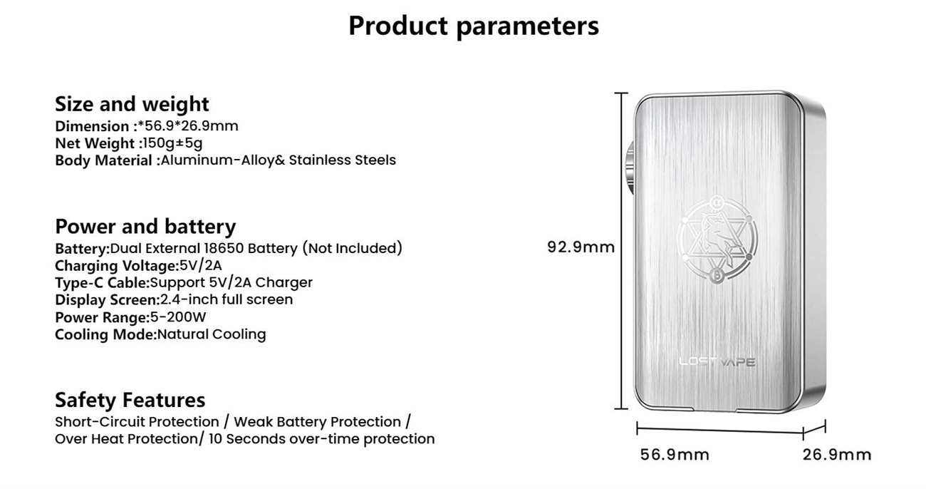 Lost Vape Centaurus BT200