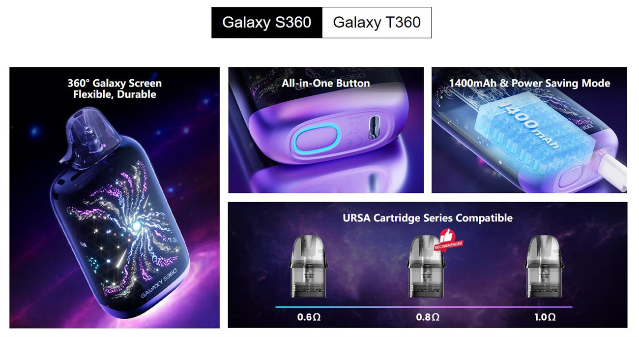 Lost Vape Galaxy S360
