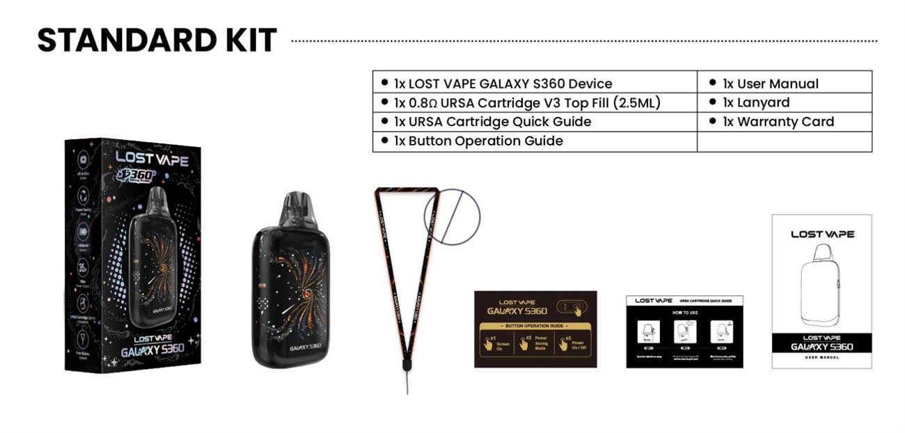Lost Vape Galaxy S360