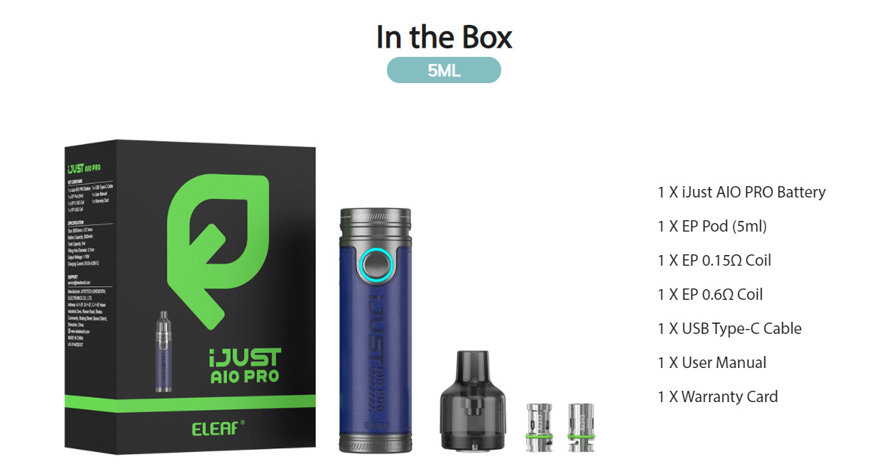 Eleaf iJust AIO PRO Kit