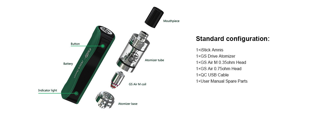 Eleaf iStick Amnis with GS Drive