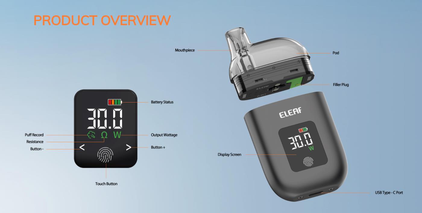 Eleaf Iore Pebble Pod Kit