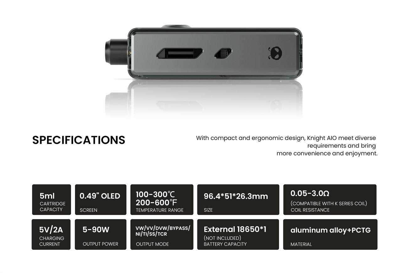 Smoant Knight AIO Boro Kit