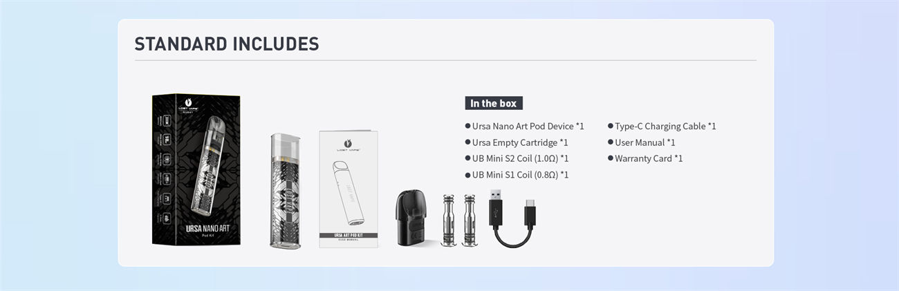 Lost Vape Ursa Art Kit