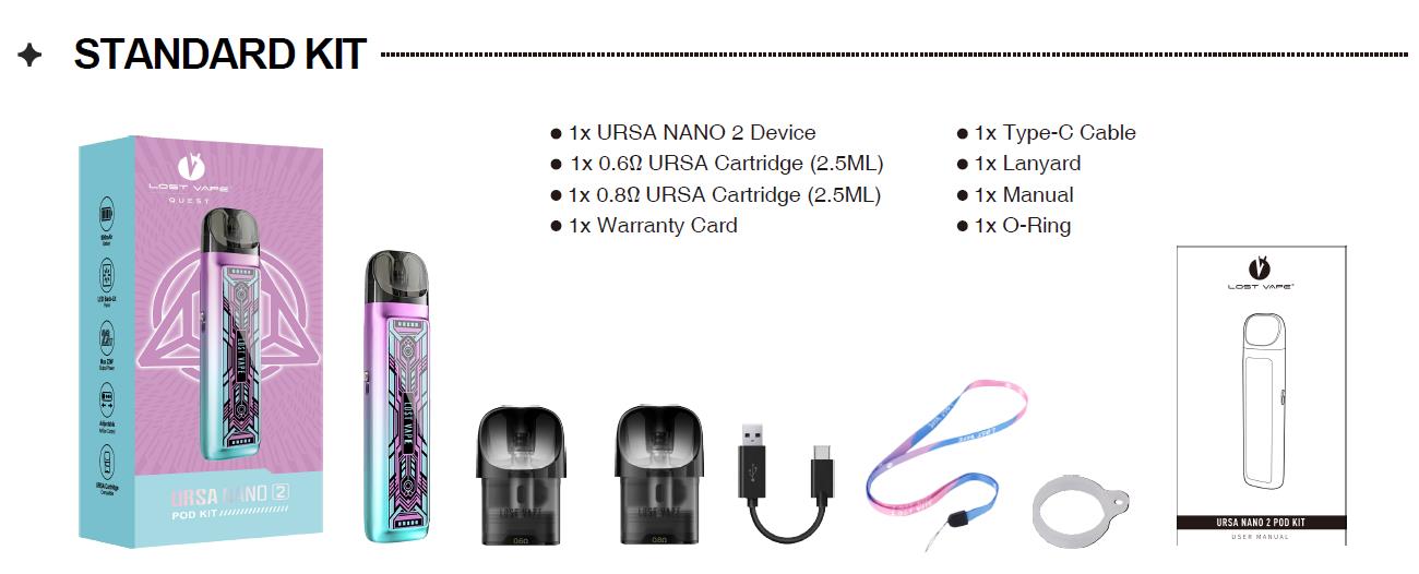 Lost Vape Ursa Nano 2 Pod Kit