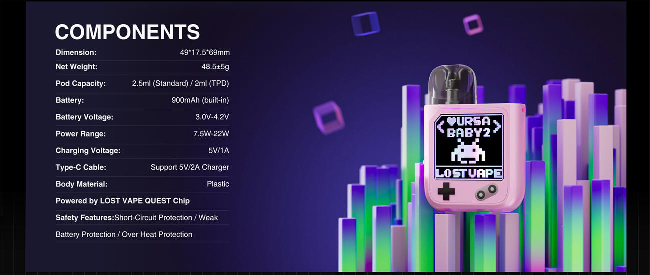 Lost Vape Ursa Baby 2 Pod