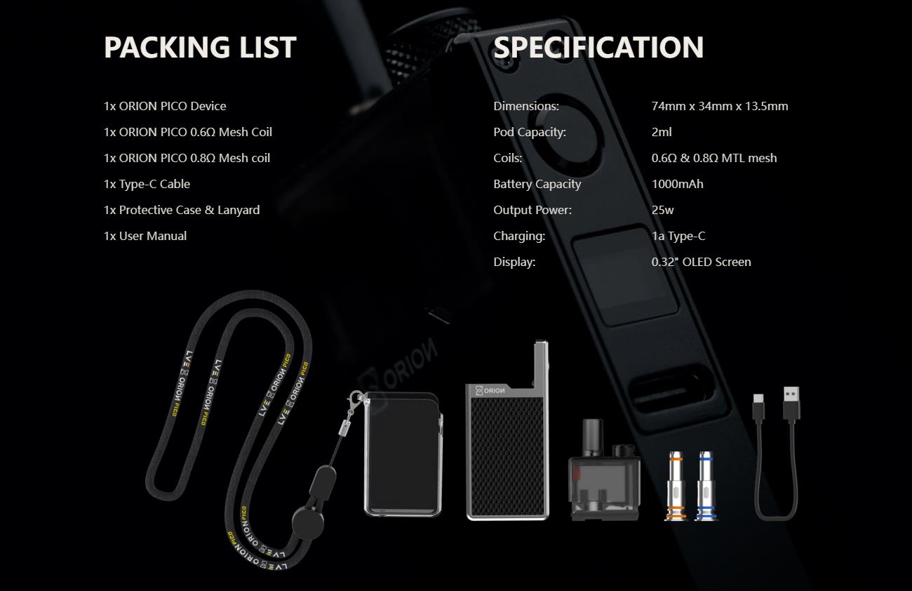 LVE Orion PICO Pod Kit