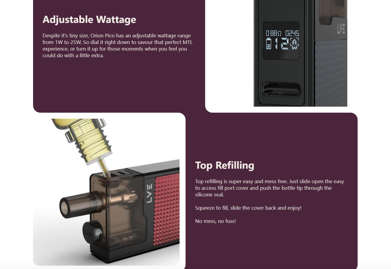 LVE Orion PICO Pod Kit