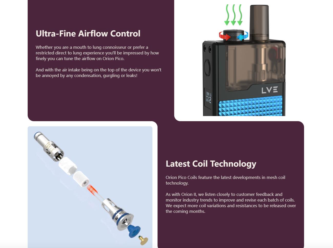 LVE Orion PICO Pod Kit