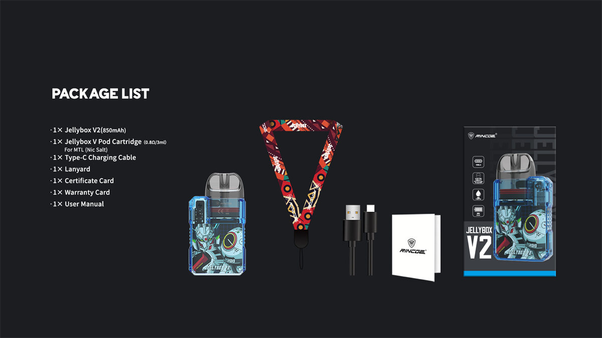 Rincoe Jellybox V2 Pod System Kit