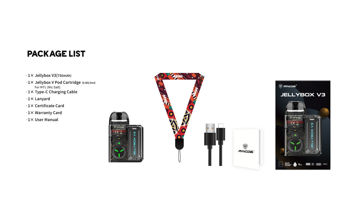 Rincoe Jellybox V3 Pod System Kit