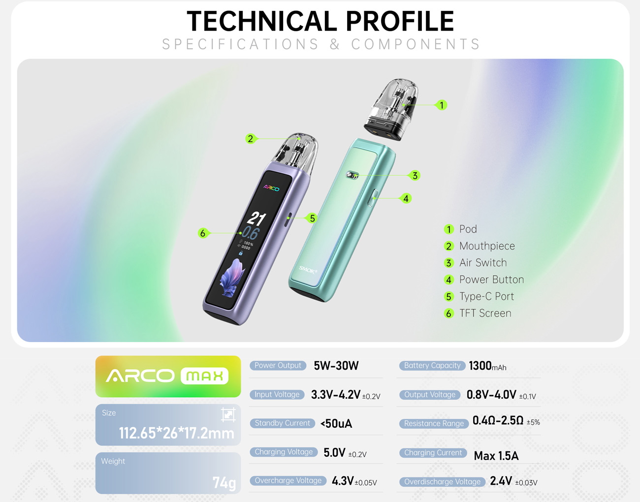SMOK ARCO MAX Pod
