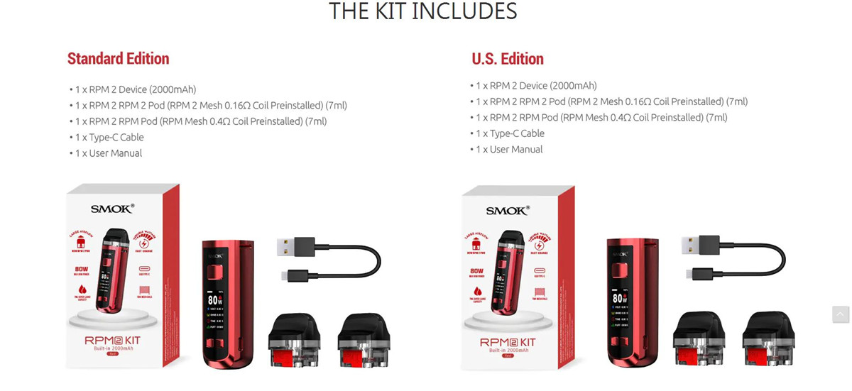 Smok RPM 2 80W Pod Mod Kit