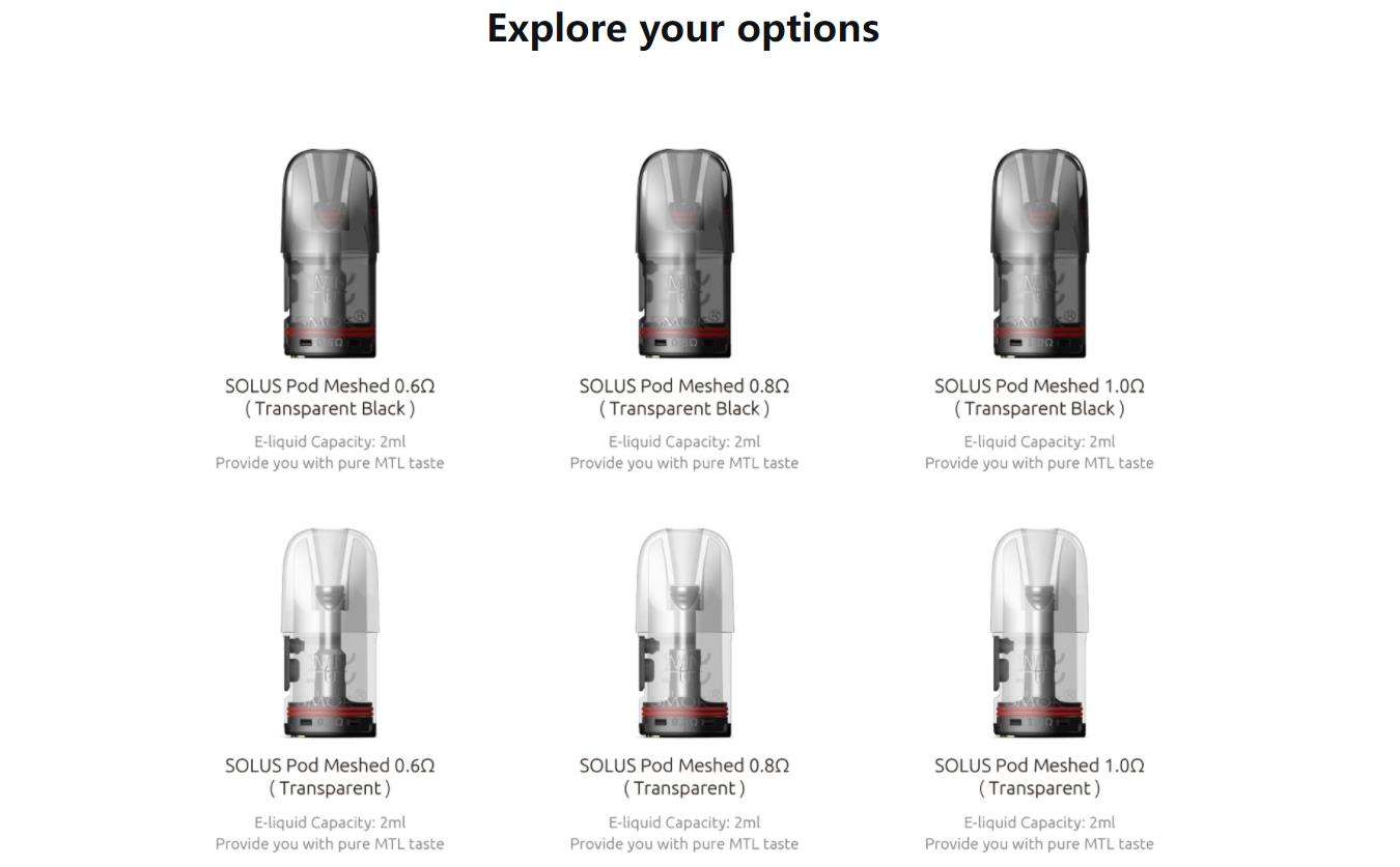 SMOK Solus GT Box Pod