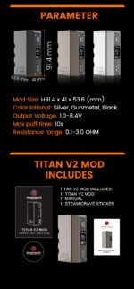 Steam Crave Titan V2 Mod