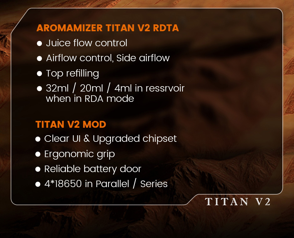 Steam Crave Titan V2 Combo