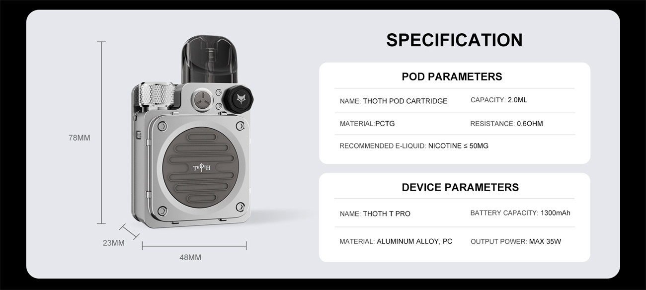 Kumiho THOTH T Pro Pod