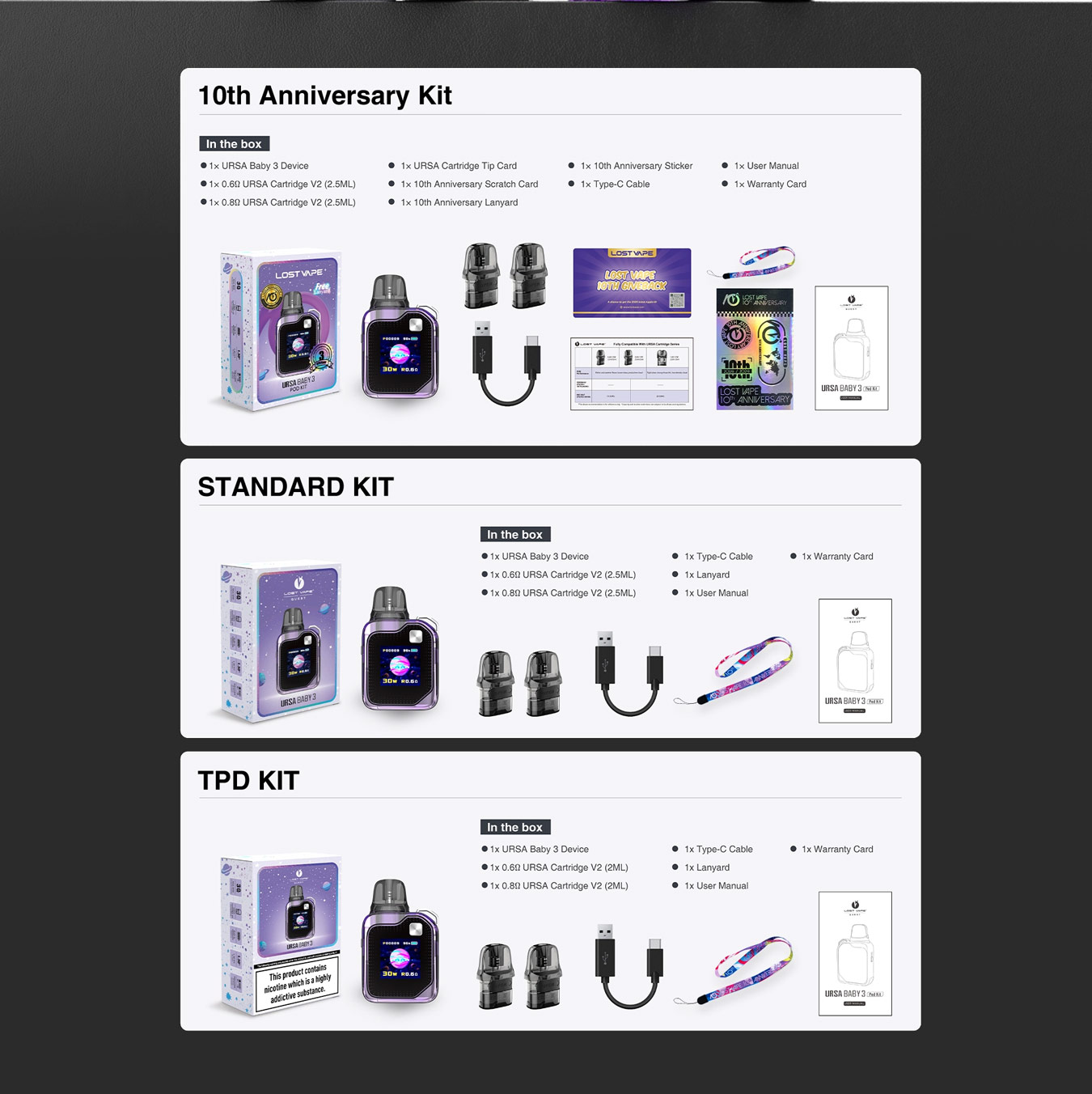 Lost Vape Ursa Baby 3 Kit