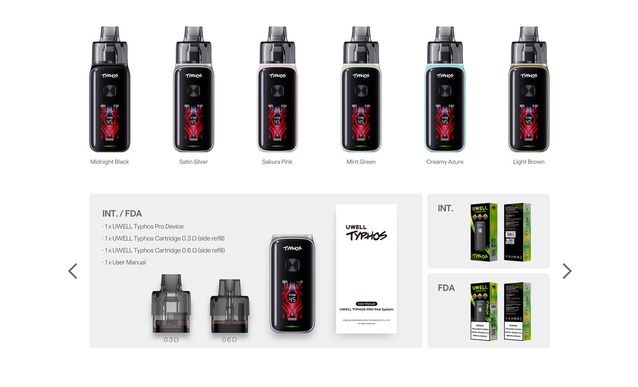 Uwell Typhos Pro Pod Kit