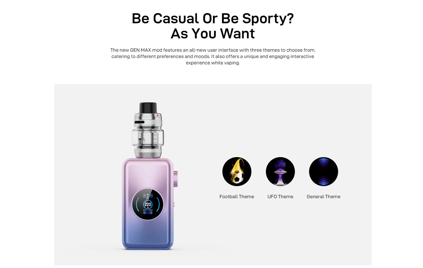Vaporesso GEN MAX Mod Kit 