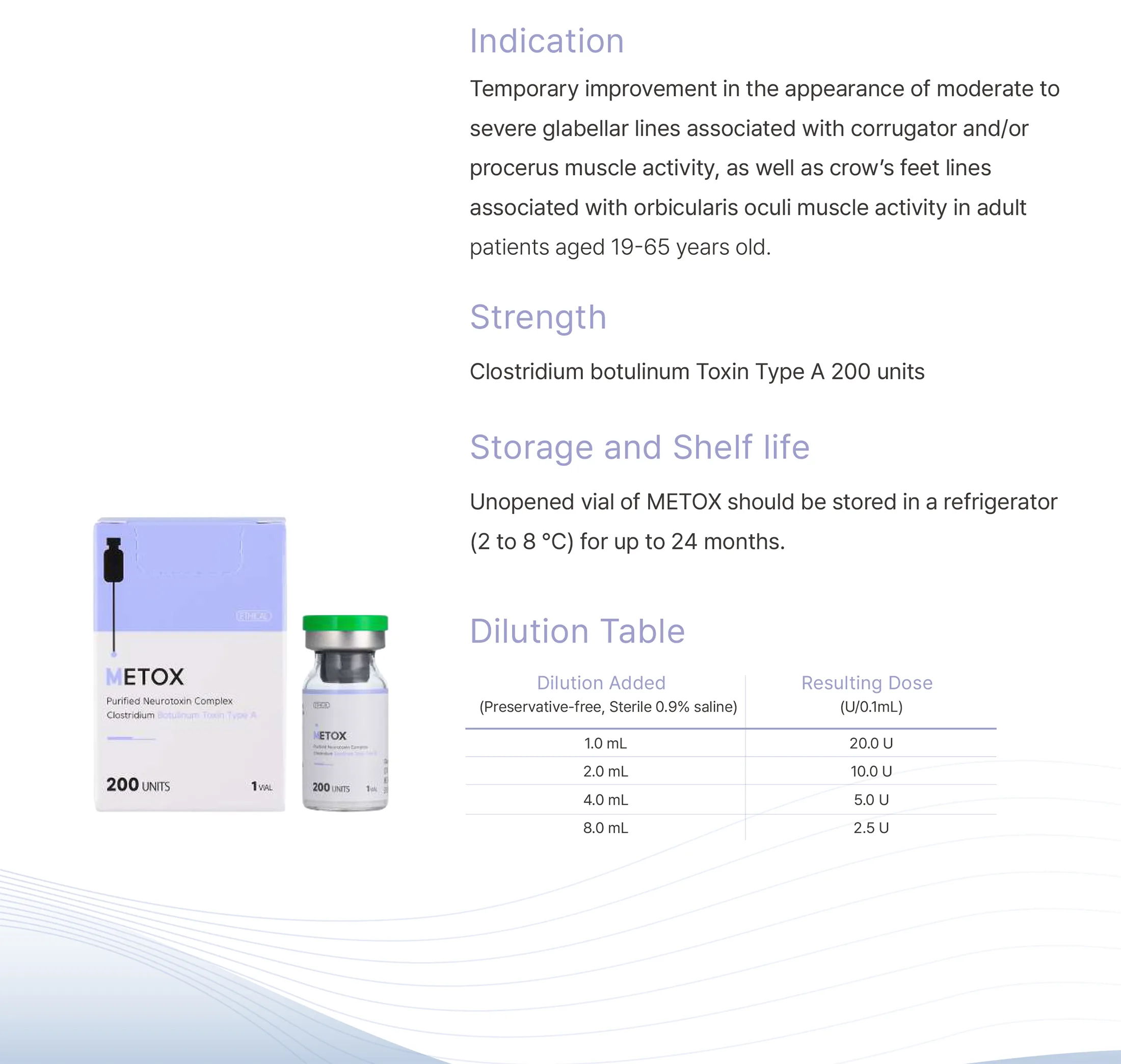 Metox 200U Brochure 2 03 250Aa894 - Botoderm
