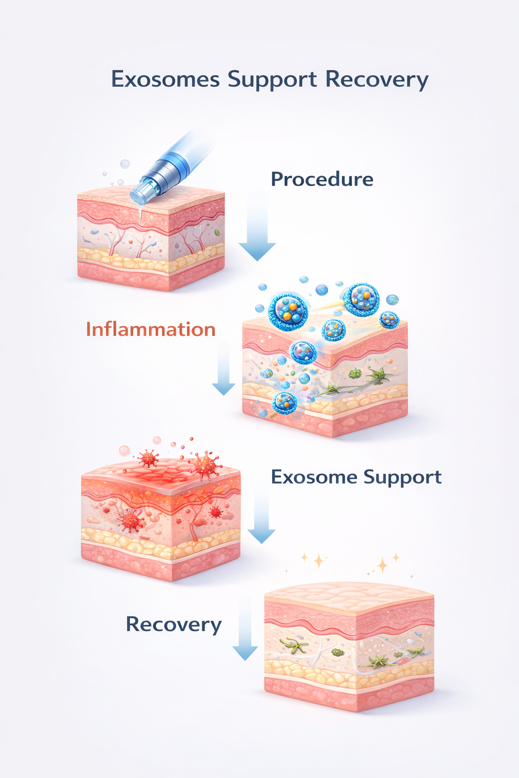 Infographic: exosomes support recovery