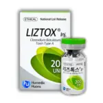 Authentic Liztox 200 Units high capacity packaging showing premium Korean botulinum toxin type A