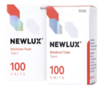 Authentic Newlux 100 Units packaging showing premium Korean botulinum toxin type A