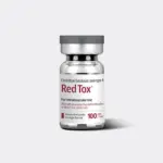 Lyophilized sterile powder vial of Redtox 100U prior to normal saline reconstitution