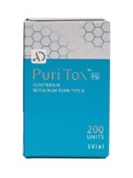 Authentic PURITOX 200 units high capacity packaging showing premium ultra-pure South Korean botulinum toxin type A